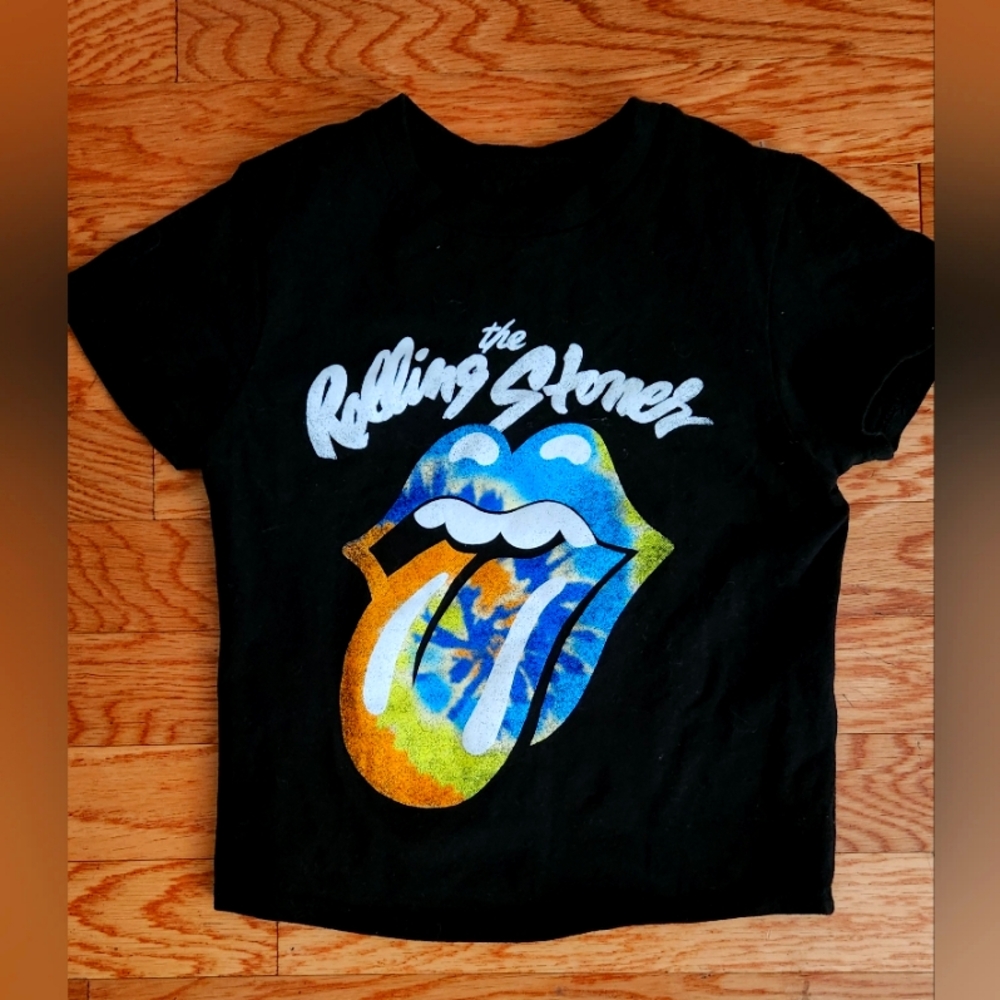 Girls Rolling stone baby tee